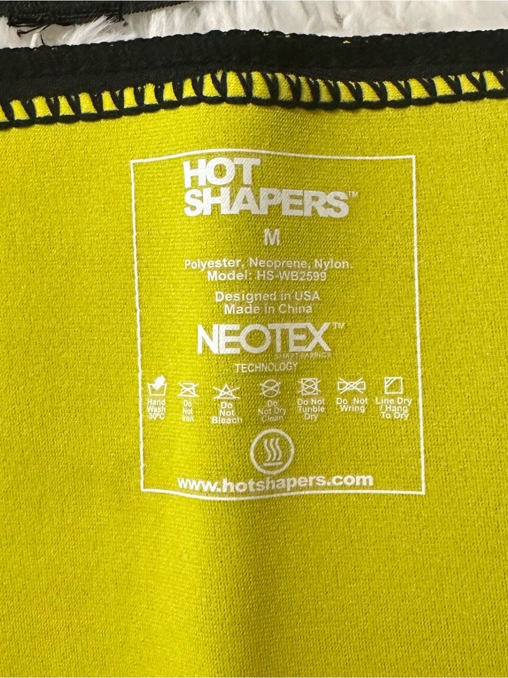 Hot Shapers Neotex Waist Trimmer Belt & Instant Trainer Band NWOT M - Picture 6 of 12